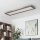 Brilagi - Iluminação de teto LED com regulação SLIMFRAME WOOD LED/58W/230V 124x34 cm 3000-6000K castanho escuro + comando