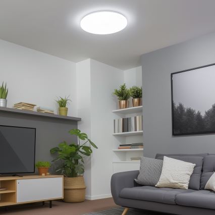 Brilagi - Iluminação de teto LED com regulação SMART LED/24W/230V 2700-6500K Wi-Fi Tuya + controlo remoto