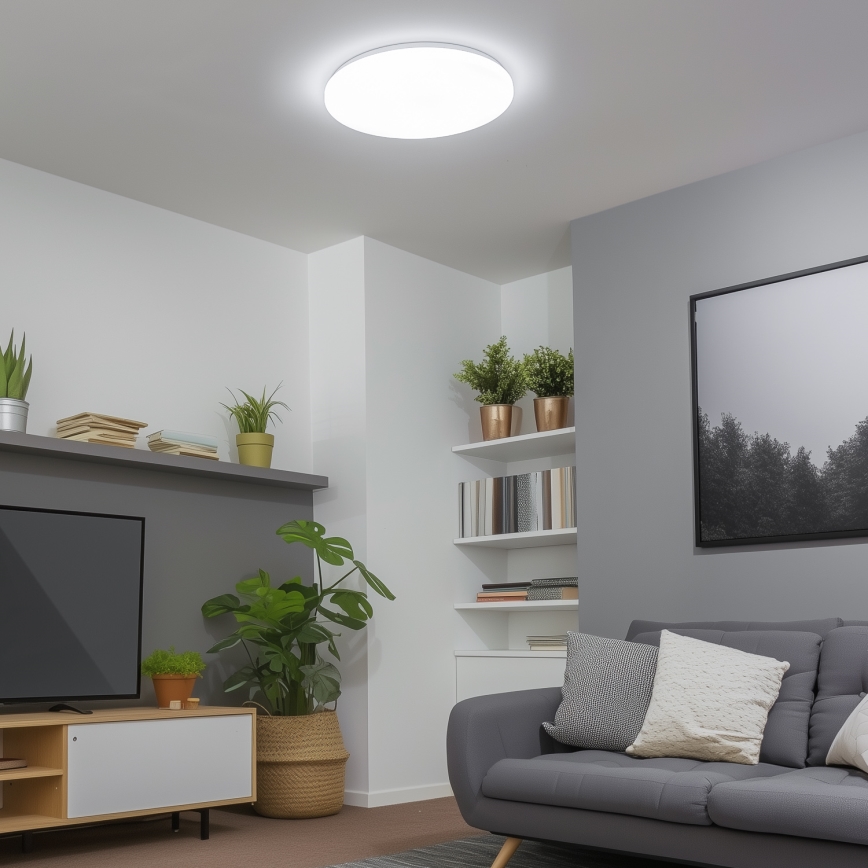 Brilagi - Iluminação de teto LED com regulação SMART LED/24W/230V 2700-6500K Wi-Fi Tuya + controlo remoto