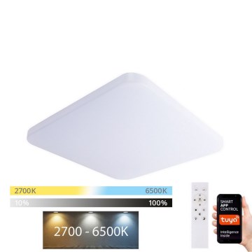 Brilagi - Iluminação de teto LED com regulação SMART LED/28W/230V 2700-6500K Wi-Fi Tuya + controlo remoto