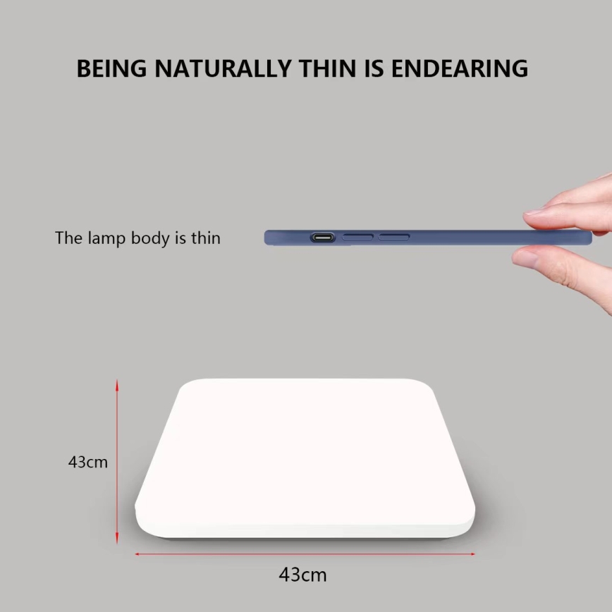 Brilagi - Iluminação de teto LED com regulação SMART LED/28W/230V 2700-6500K Wi-Fi Tuya + controlo remoto