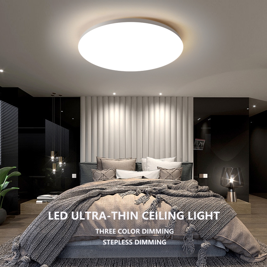 Brilagi - Iluminação de teto LED com regulação SMART LED/36W/230V 2700-6500K Wi-Fi Tuya + controlo remoto