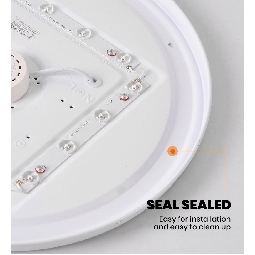Brilagi - Iluminação de teto LED com regulação SMART LED/36W/230V 2700-6500K Wi-Fi Tuya + controlo remoto