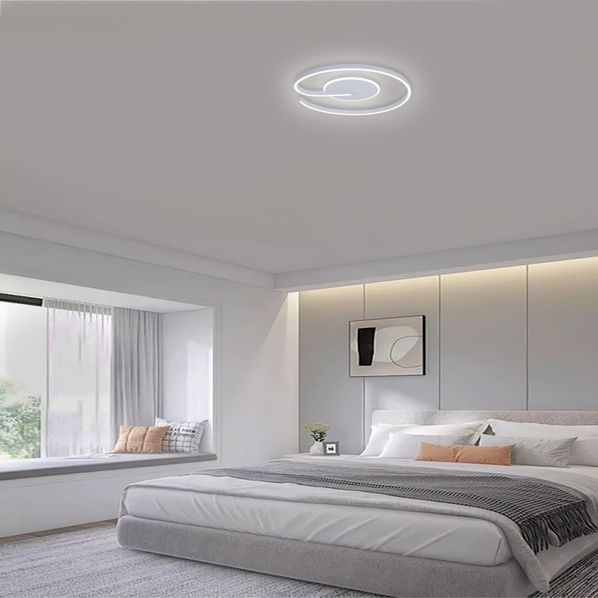 Brilagi - Iluminação de teto LED com regulação SPIRAL LED/56W/230V 3000/4000/6000K + comando