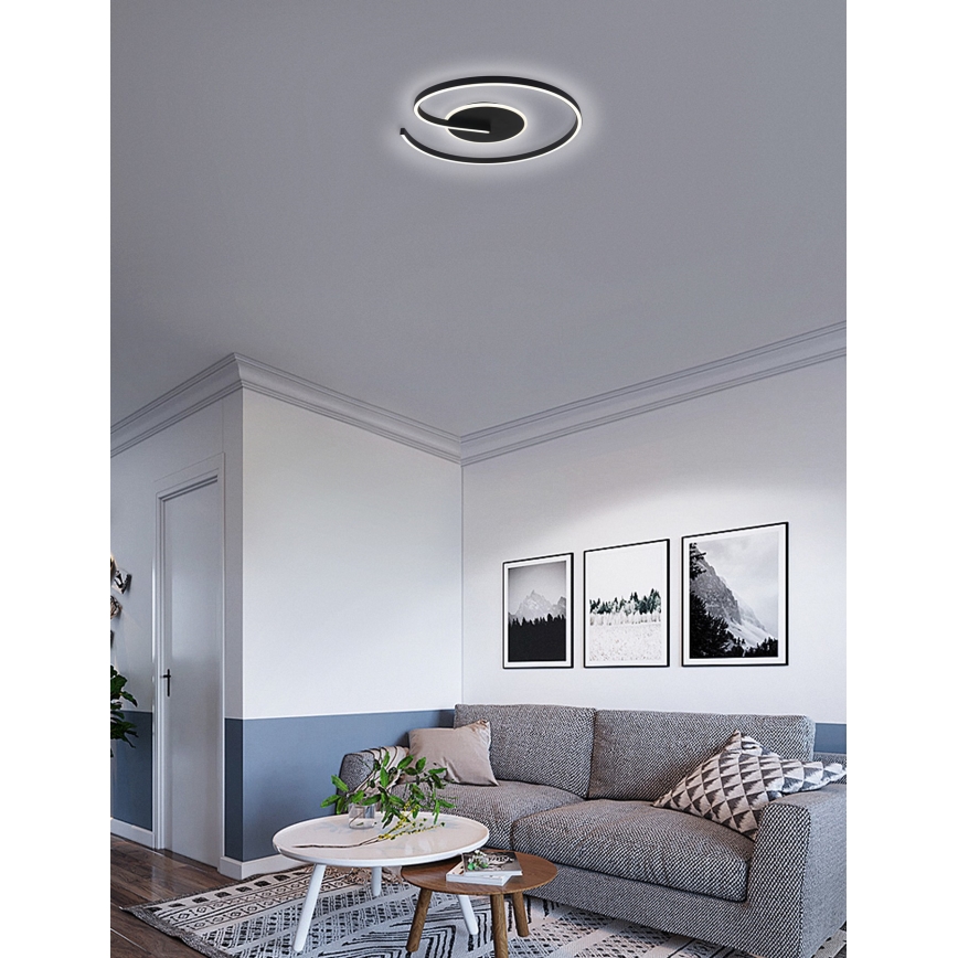 Brilagi - Iluminação de teto LED com regulação SPIRAL LED/56W/230V 3000/4000/6000K + comando