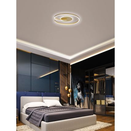 Brilagi -Iluminação de teto LED com regulação SPIRAL LED/56W/230V 3000/4000/6000K+ comando