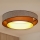 Brilagi - Iluminação de teto LED com regulação VEGAS SHINE LED/24W/230V diâmetro 60 cm 3000/4000/6500K castanho + comando