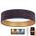 Brilagi - Iluminação de teto LED com regulação VELVET SMART LED/36W/230V d. 55 cm 2700-6500K Wi-Fi Tuya cinzento/dourado + controlo remoto