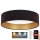 Brilagi - Iluminação de teto LED com regulação VELVET SMART LED/36W/230V d. 55 cm 2700-6500K Wi-Fi Tuya preto/dourado + controlo remoto