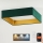 Brilagi - Iluminação de teto LED com regulação VELVET SQUARE SMART LED/36W/230V 2700-6500K Wi-Fi Tuya + controlo remoto verde