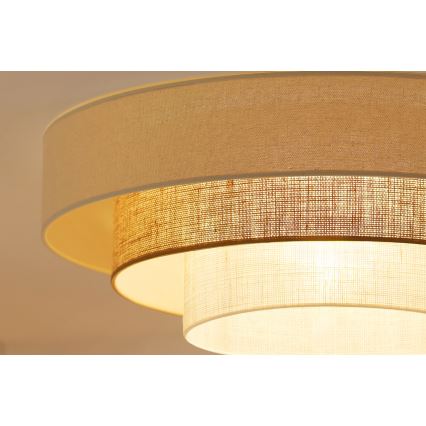 Brilagi - Iluminação de teto LED DENVER LUNETA LED/12W/230V diâmetro 60 cm 3000K/4000K/6400K bege/creme