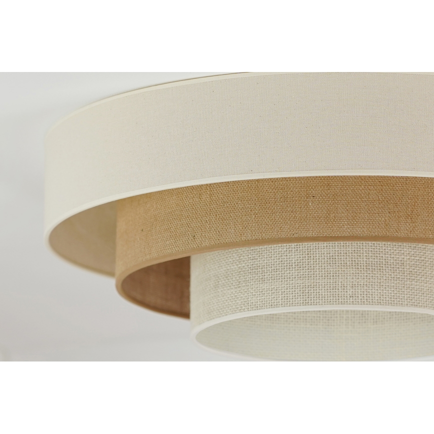 Brilagi - Iluminação de teto LED DENVER LUNETA LED/12W/230V diâmetro 60 cm 3000K/4000K/6400K bege/creme