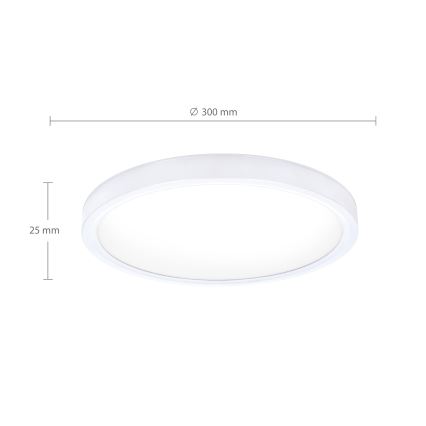 Brilagi - Iluminação de teto LED ESTELA LED/18W/230V branco