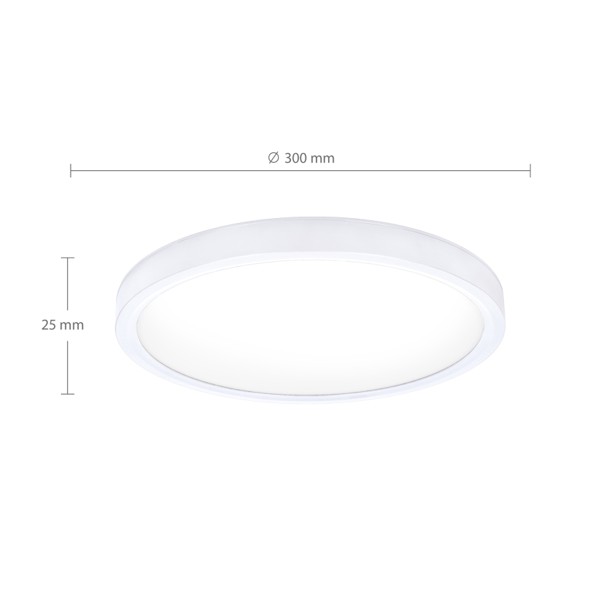 Brilagi - Iluminação de teto LED ESTELA LED/18W/230V branco