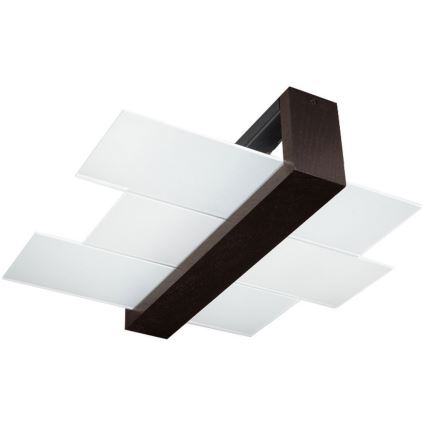 Brilagi -  Iluminação de teto LED HERA 2xE27/7,5W/230V wenge