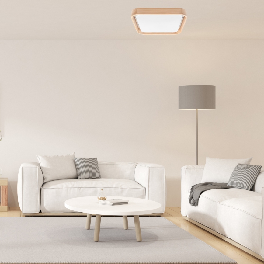 Brilagi - Iluminação de teto LED MANAROLA CUBIC LED/24W/230V 3000-6500K pinho + +CR