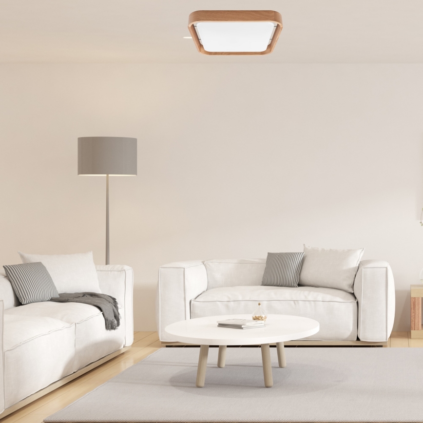 Brilagi - Iluminação de teto LED MANAROLA CUBIC LED/24W/230V 3000-6500K carvalho + +CR