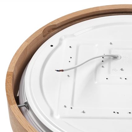 Brilagi - Iluminação de teto LED MANAROLA SIMPLE LED/24W/230V 3000K carvalho d. 41 cm