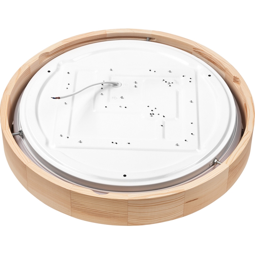 Brilagi - Iluminação de teto LED MANAROLA SIMPLE LED/24W/230V 3000K pinho d. 41 cm