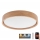 Brilagi - Iluminação de teto LED MANAROLA SMART LED/24W/230V 2700-6500K carvalho diâmetro 41 cm Wi-Fi + controlo remoto Tuya