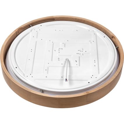 Brilagi - Iluminação de teto LED MANAROLA SMART LED/36W/230V 2700-6500K carvalho diâmetro 51 cm Wi-Fi + controlo remoto Tuya