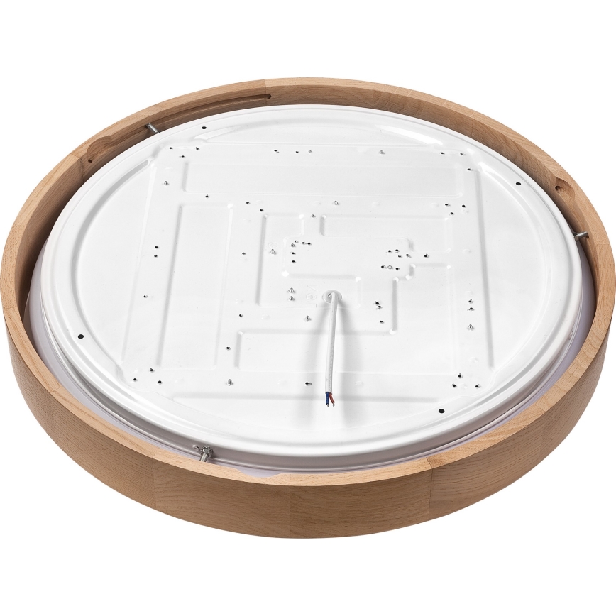 Brilagi - Iluminação de teto LED MANAROLA SMART LED/36W/230V 2700-6500K carvalho diâmetro 51 cm Wi-Fi + controlo remoto Tuya
