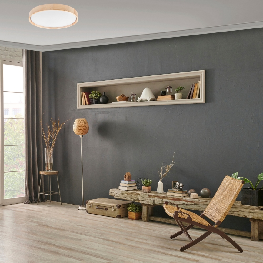 Brilagi - Iluminação de teto LED MANAROLA SMART LED/36W/230V 2700-6500K diâmetro 51 cm Wi-Fi + +CR Tuya