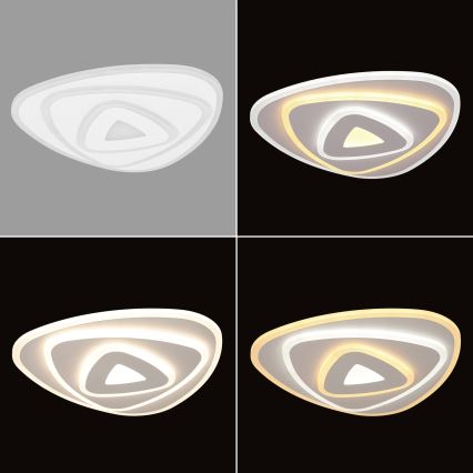 Brilagi - Iluminação de teto LED com regulação MODERN MINI LED/45W/230V 3000/4000/6000K 30x30 cm + comando