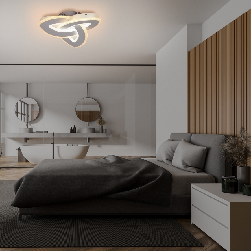 Brilagi - Iluminação de teto LED com regulação MODERN MINI LED/49W/230V 3000/4000/6000K 30x30 cm + comando
