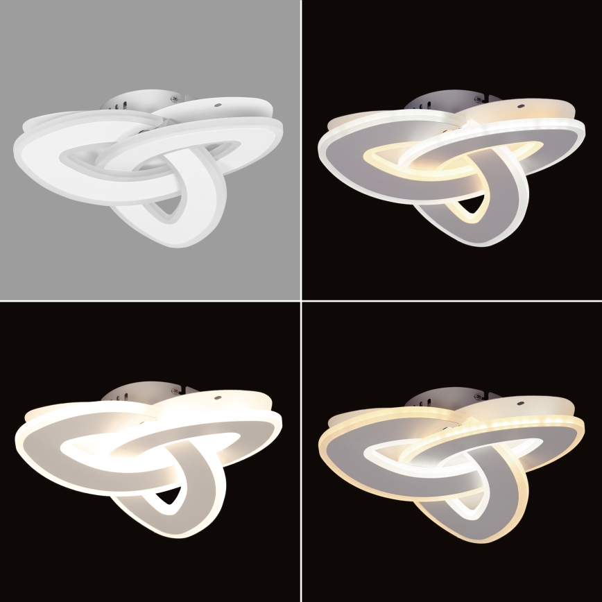 Brilagi - Iluminação de teto LED com regulação MODERN MINI LED/49W/230V 3000/4000/6000K 30x30 cm + comando