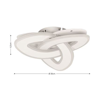 Brilagi - Iluminação de teto LED com regulação MODERN MINI LED/49W/230V 3000/4000/6000K 30x30 cm + comando