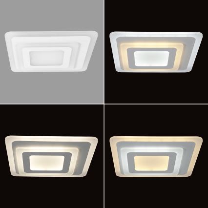 Brilagi - Iluminação de teto LED com regulação MODERN MINI LED/65W/230V 3000/4000/6000K 37x37 cm + comando