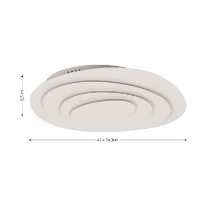 Brilagi - Iluminação de teto LED com regulação MODERN MINI LED/65W/230V 3000/4000/6000K 41x34,3 cm + comando