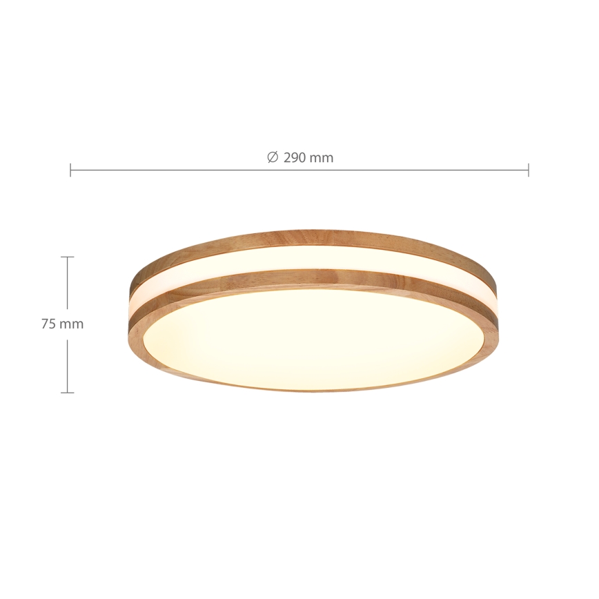Brilagi - Iluminação de teto LED MOLINA LED/24W/230V carvalho