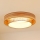 Brilagi - Iluminação de teto LED MONTANA BOHO LED/26W/230V diâmetro 60 cm castanho