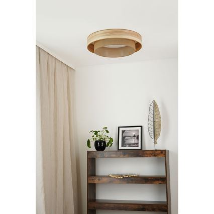 Brilagi - Iluminação de teto LED MONTANA BOHO LED/26W/230V diâmetro 60 cm castanho