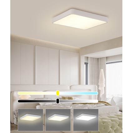 Brilagi - Iluminação de teto LED POOL LED/36W/230V 3000/4500/6000K 40x40 cm branco