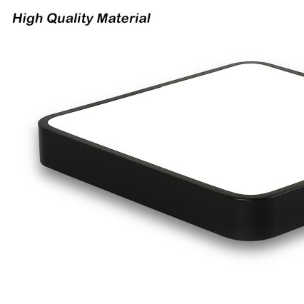 Brilagi - Iluminação de teto LED POOL LED/48W/230V 3000/4500/6000K 50x50 cm preto