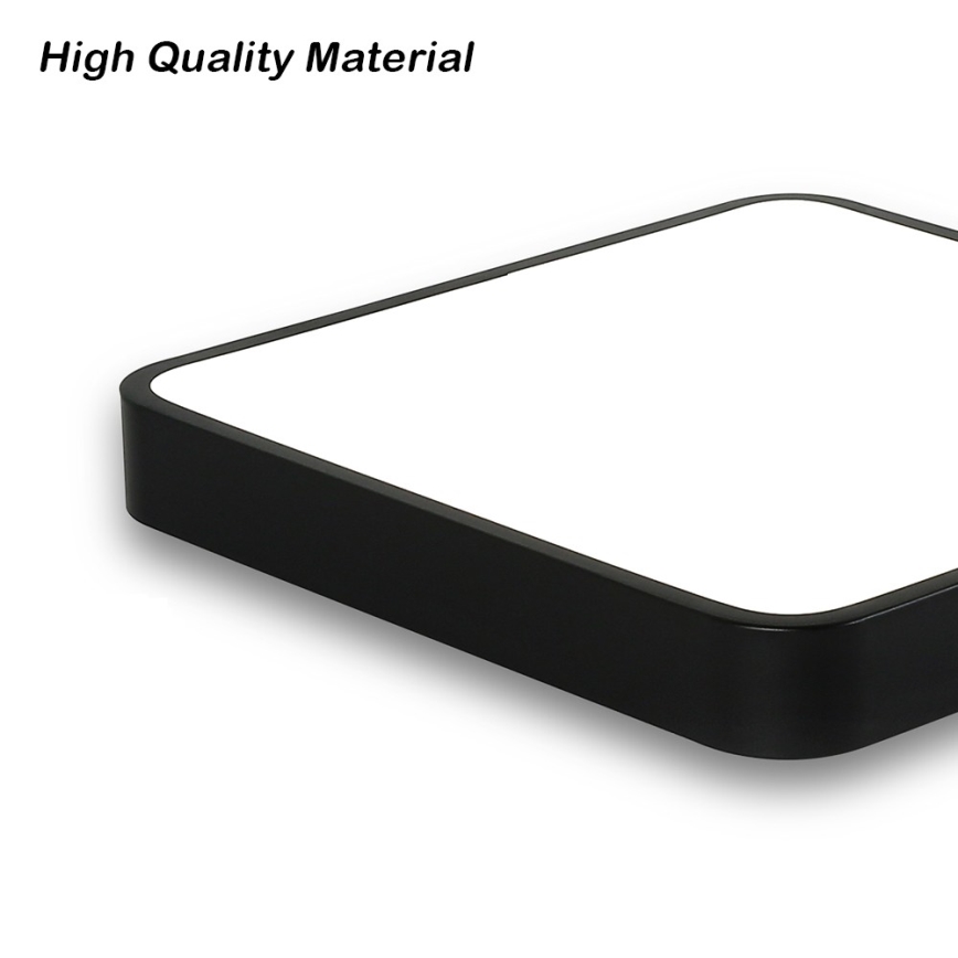 Brilagi - Iluminação de teto LED POOL LED/48W/230V 3000/4500/6000K 50x50 cm preto