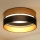 Brilagi - Iluminação de teto LED ROYAL LED/24W/230V diâmetro 45 cm preto/dourado