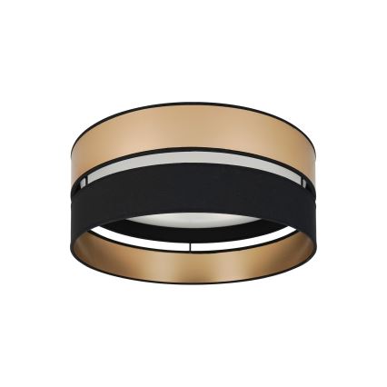 Brilagi - Iluminação de teto LED ROYAL LED/24W/230V diâmetro 45 cm preto/dourado
