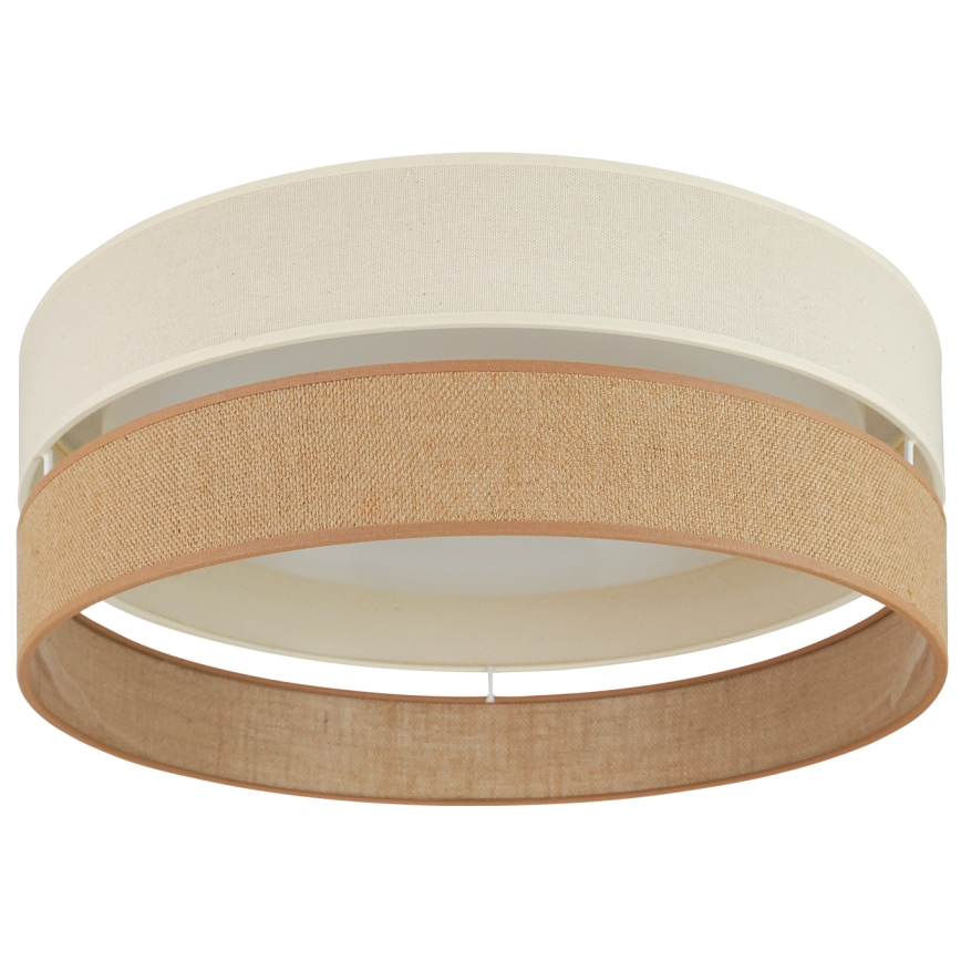 Brilagi - Iluminação de teto LED ROYAL YUTE LED/24W/230V diâmetro 45 cm bege/creme