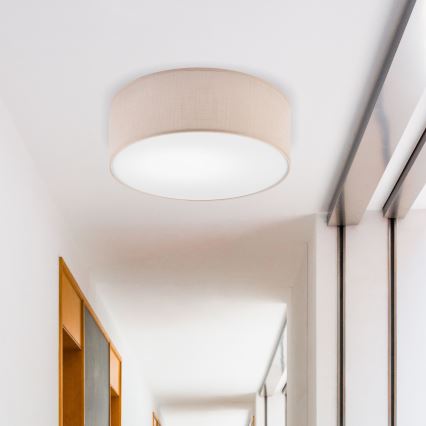 Brilagi - Iluminação de teto LED SIRIJA LED/12W/230V diâmetro 35 cm bege