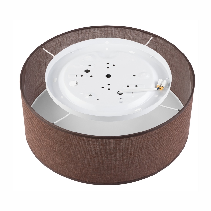 Brilagi - Iluminação de teto LED SIRIJA LED/12W/230V diâmetro 35 cm castanho