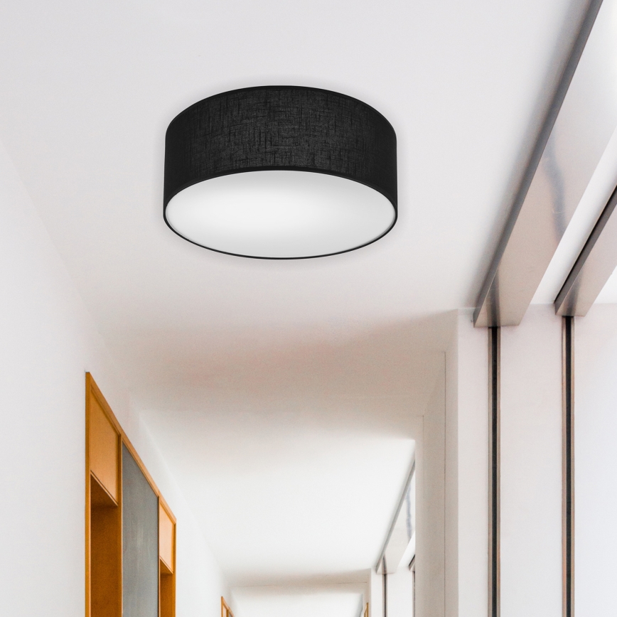 Brilagi - Iluminação de teto LED SIRIJA LED/12W/230V diâmetro 35 cm preto