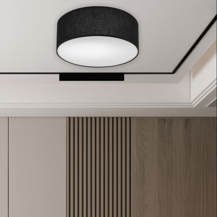 Brilagi - Iluminação de teto LED SIRIJA LED/12W/230V diâmetro 35 cm preto