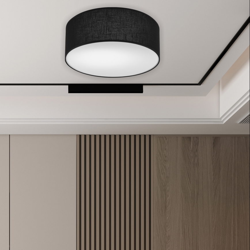 Brilagi - Iluminação de teto LED SIRIJA LED/12W/230V diâmetro 35 cm preto