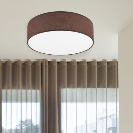 Brilagi - Iluminação de teto LED SIRIJA LED/24W/230V diâmetro 45 cm castanho