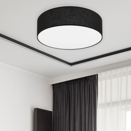 Brilagi - Iluminação de teto LED SIRIJA LED/24W/230V diâmetro 45 cm preto