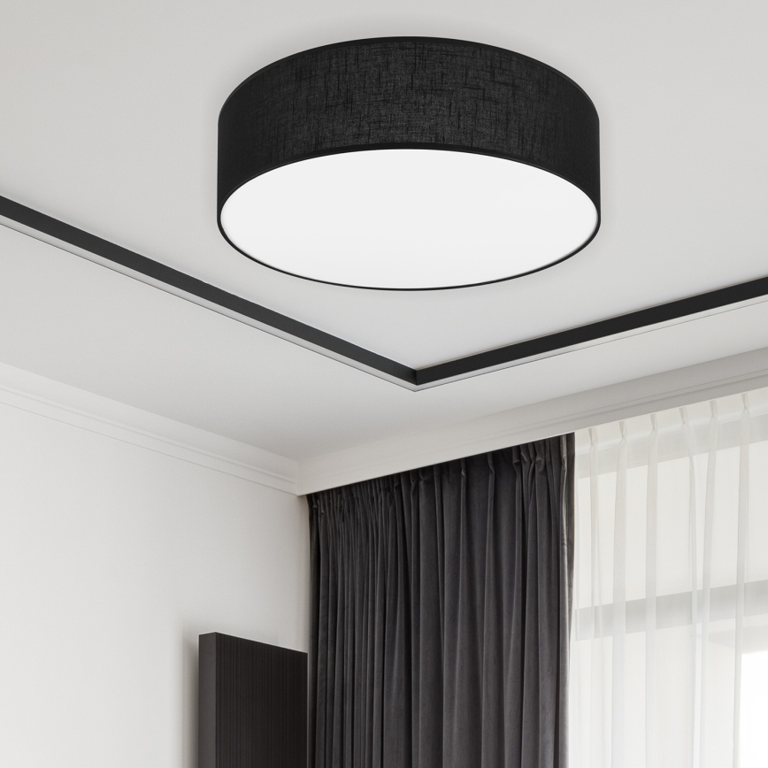 Brilagi - Iluminação de teto LED SIRIJA LED/24W/230V diâmetro 45 cm preto